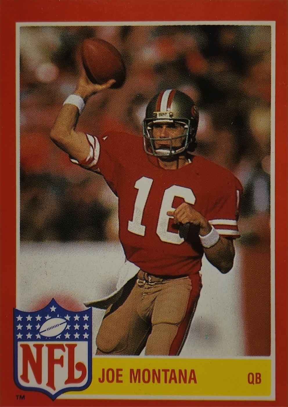 1985 Topps Joe Montana NFL Star Set #7 of 11  49ers Ex-Nm
