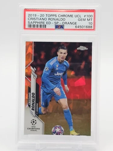 2019 Topps Chrome Cristiano Ronaldo Orange /50