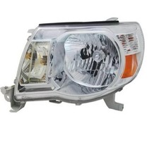Conjunto de faros lado derecho del conductor para Toyota Tacoma 2005-2011 | Bisel cromado