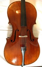 A fine4/4 size GERMAN cello by W.K. FUCHS