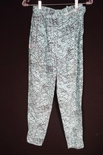 Vintage 1980's Esprit Sport Blue Turquoise Cotton Capris 25" Waist