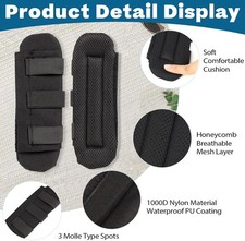 2 Pack Shoulder Strap Pads, Backpack Accessories Nylon Cushion Vest Shoulder Str