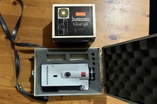 Kodak Instamatic M6 Super 8MM vintage movie camera-w/Movie light-Untested w Case