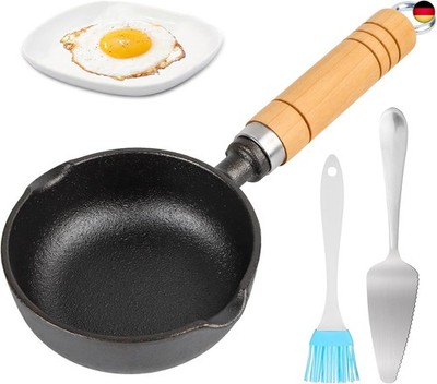  Wvu & Wvo Mini Bratpfanne, 11CM Antihaftbeschichtete Mini Pfanne Klein 