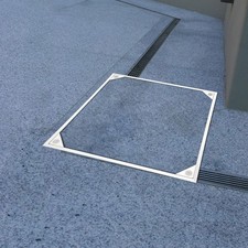 40x40x5,5cm Niewidoczna pokrywa inspekcyjna do użytku wewnątrz i na zewnątrz