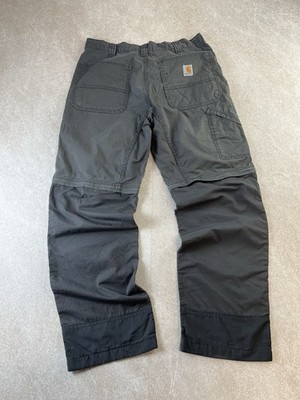 Carhartt Herren 101969 Force Extremes Rugged Flex Zip-Off Hose Shadow Gray 33x30