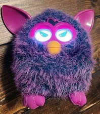 Vintage Furby Boom Purple Pink Speckled Voodoo Magic 2012 Hasbro Tested Rare