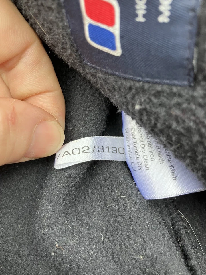 VTG Berghaus Jacket Men XL 3 In 1 Fleece Lined Heavyweight Hooded Parka Gore-Tex - Image 2 of 4