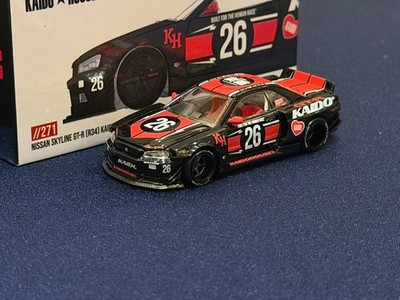 KAIDOHOUSE LTDEDN R34 スカイライン HEC中国2026限定 Kaido House R34 HEC Gtr R34 Black/Red China 2026 EVENT EXCLUSIVE