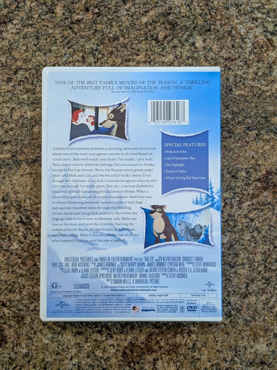 Balto 1, 2, and 3 DVD set | eBay