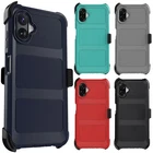 For Samsung Galaxy A17 A07 5G Protective Case Rugged Phone Cover With Belt Clip