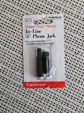1/8 inch 3.5mm Stereo Coupler  In Line 1/8" Stereo Phone Jack Radio Shack