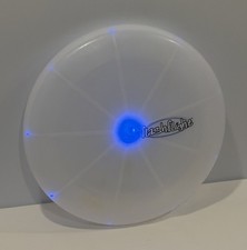 FlashFlight Light-Up Flying Disc Ultimate Frisbee Playhard Inc 185g Made In USA