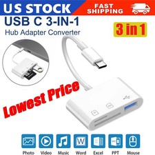 TF/SD Card Adapter Camera Reader Camera Android Type-c For iPhone17 Pro Max Plus