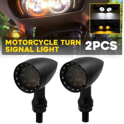 Black LED Turn Signal Running Lights For Honda VTX 1300 1800 C F R S T Retro