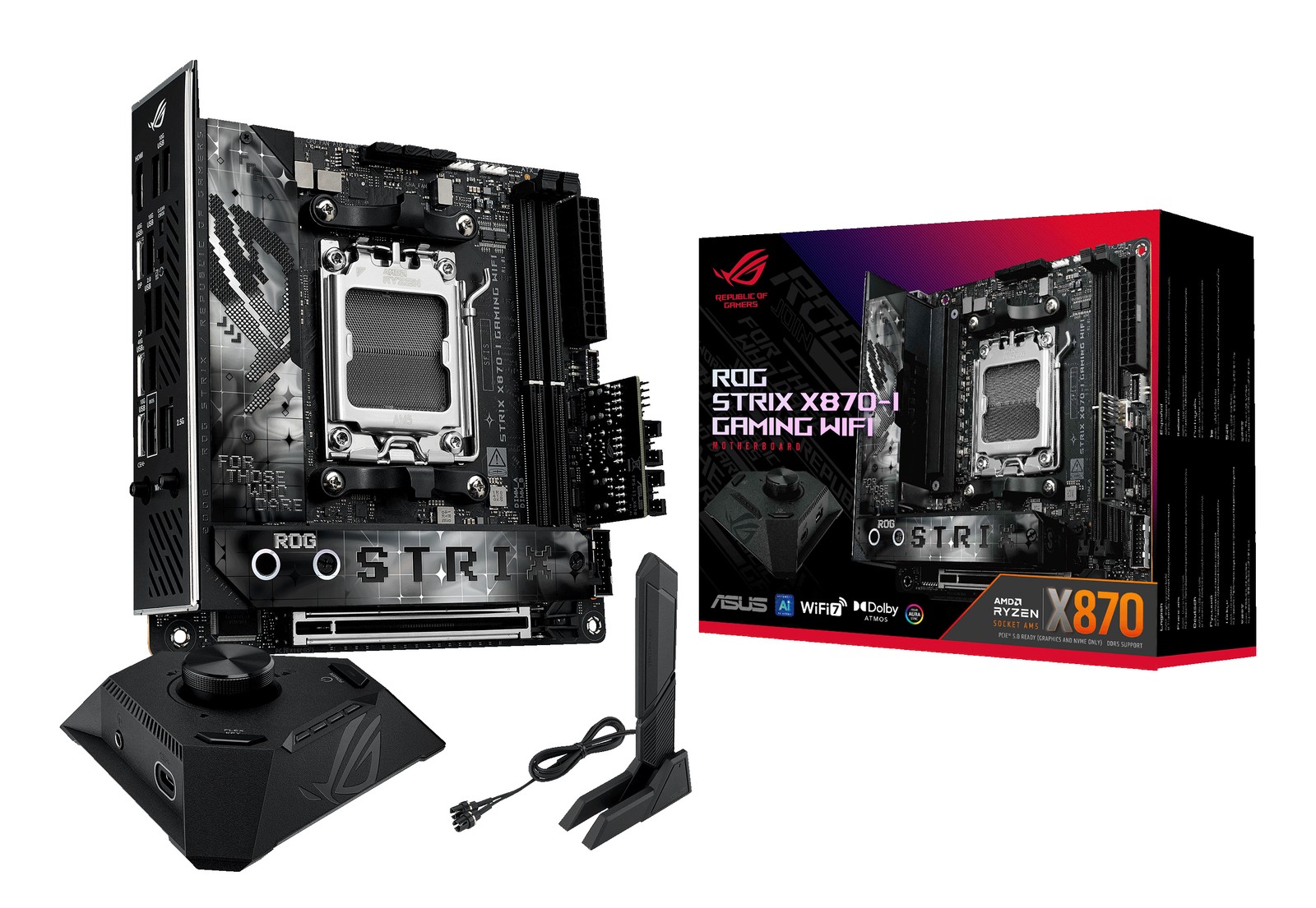 Asus Rog Strix X870-I Gaming Wifi Amd X870 Socket Am5 Mini Itx - Image 3