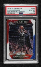 2015 Panini Prizm All-NBA Team Red White & Blue Kawhi Leonard PSA 10 GEM MT 00ur