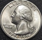 1776-1976-S Washington Bicentennial Silver Quarter BU