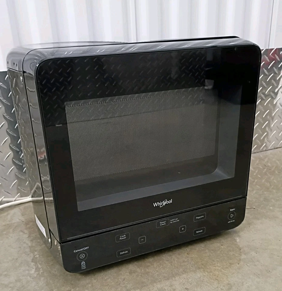 Whirlpool WMC20005YB 0.5 Cu. Ft. Black Countertop Microwave, Tested, Read Desc - Image 2 of 4