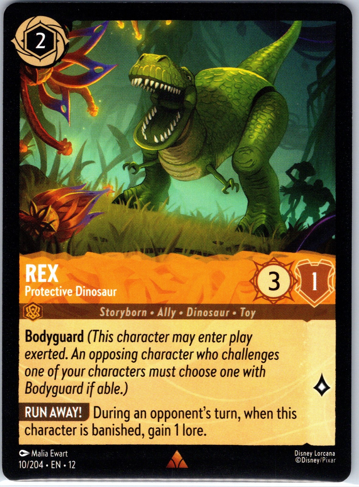 Rex - Rare 10/204 Wilds Unknown Disney Lorcana NM