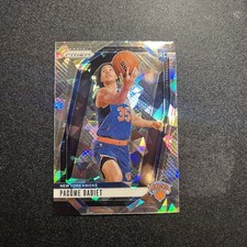 2024-25 Panini Prizm - Pacome Dadiet #259 Ice Prizm (RC) Rookie Knicks Card NM