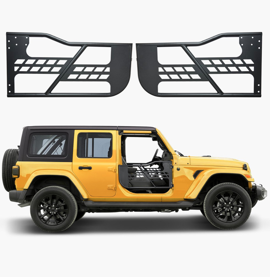 Portes en acier tubulaire Jeep Wrangler JK haute résistance