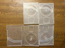 GAMECUBE GAME CUBE CLEAR CASE 4 set