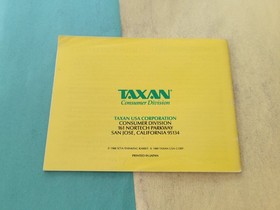 Burai Fighter NES-UF-USA Nintendo Folleto de instrucciones Manual solamente