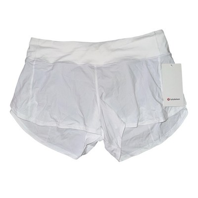 Lululemon Athletica NWT speed up MR short 4  Lined women s size 12