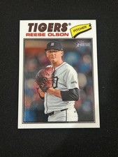 2026 Topps Heritage Chrome Reese Olson #71 Detroit Tigers