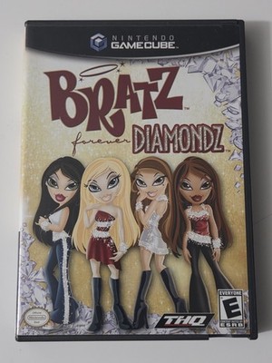 Bratz: Forever Diamondz (GameCube, 2006) Game+Case No Booklet But Disc Mint