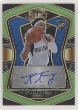2020-21 Select Rookie Signatures Neon Green Prizm 54/99 Tyrell Terry Auto dq2