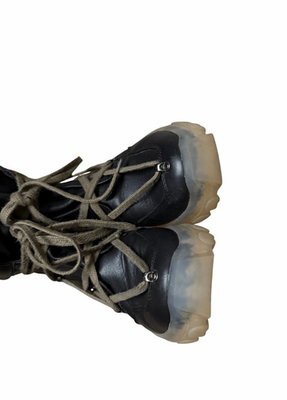 Rick Owens Boots Dirt Pentagram Tractor Leather 42 | eBay display picture 1