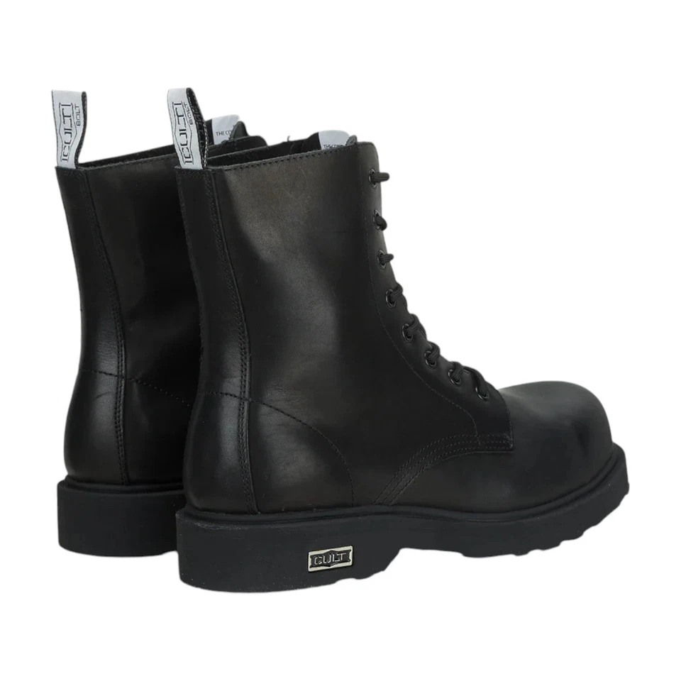 Cult Bolt Anfibio Nero in Pelle Unisex - Immagine 2 di 4