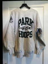Vintage 90s Champion Reverse Weave Crewneck Park Hoops Wolves Size 2XL