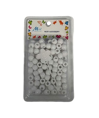 Bienenverkauf Haarschmuck Perlen B200WHI