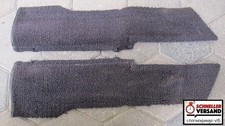 ?? Mercedes W201 190E 190D 1.Serie Schwellerteppich Links + Rechts Stoff Schwarz