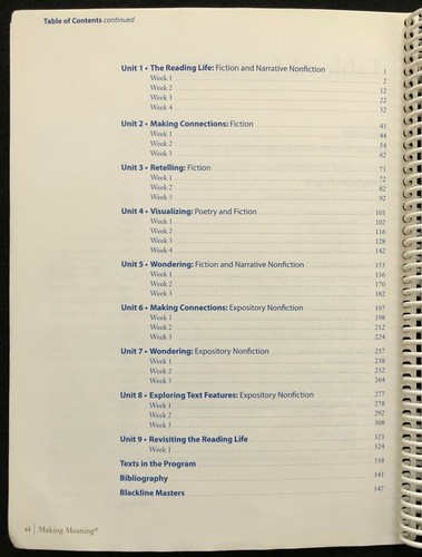 1st - Making Meaning Teacher's Manual and Assessment Resource Book (2008) - Picture 4 of 12
