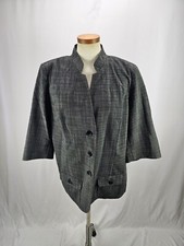 Maggie Barnes Women's Gray Blazer Jacket 14 / 16W