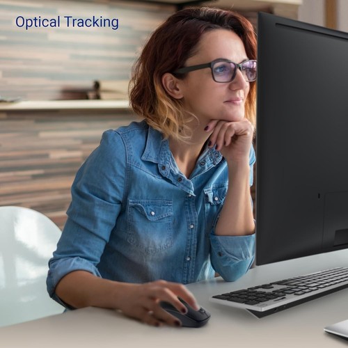 Wireless Mouse, 1000DPI, 2.4 Ghz with USB Nano Receiver, Optical Tracking - Picture 2 of 3