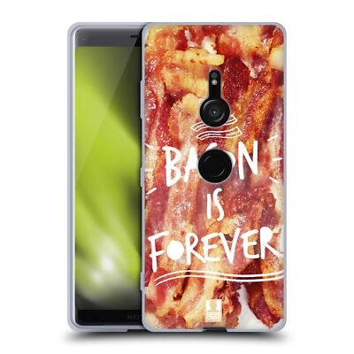 HEAD CASE DESIGNS FOODIE THOUGHTS SOFT GEL CASE FOR SONY PHONES 1