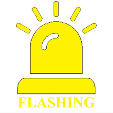 3mm FLASHING Clear Lens 3v LED Bulbs for your Cars,Trains Etc. in 5 Colours