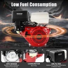 420CC 15 HP 4 Stroke Gasoline Motor Garden Engine Recoil Start For Go Kart