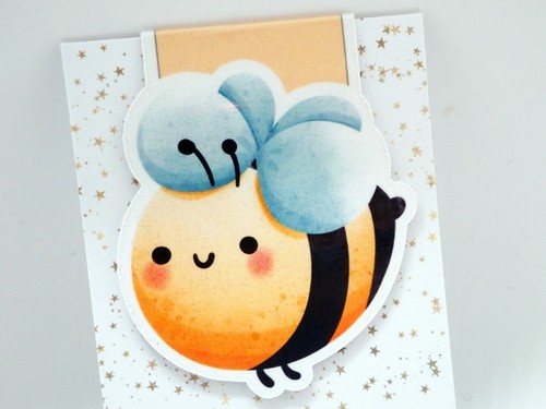 Cute Bumble Bee Magnetic Bookmark Book Lover Bookish Reader Gift Bookclub Art - Picture 2 of 3