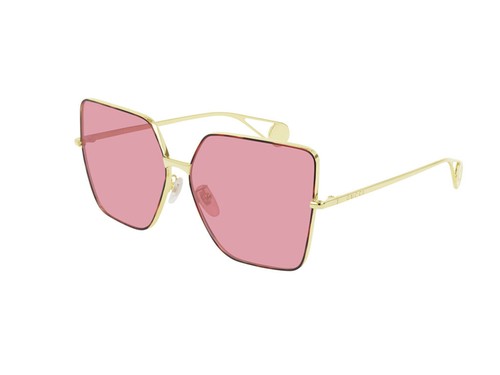Occhiali da Sole Gucci Originali GG0436S oro rosa metallo 005 | eBay