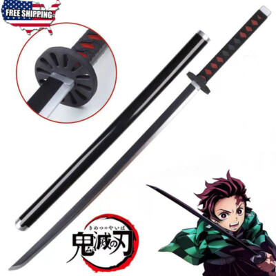 39" Kimetsu no Yaiba Demon Slayer Katana Tanjiro Anime Sword Blade