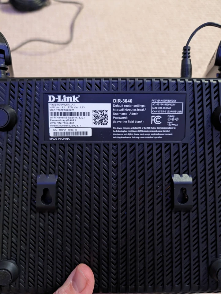 D-Link DIR-3040 AC3000 Smart Gigabit Tri-band Router - Image 4 of 4