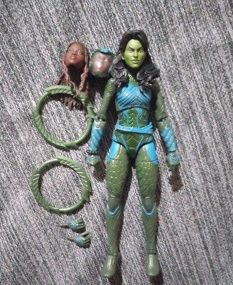 Marvel Legends Nakia 6'' Figure w/ Bonus Skrull Queen Head Avengers Black Panther