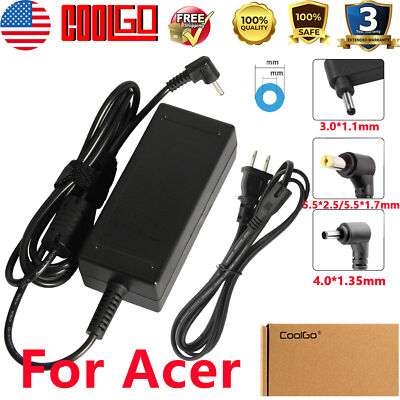 For Acer Chromebook 11 13 14 Power Supply 65W 19V 3.42A Laptop Adapter Charger