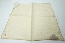 Isaia Yellow Coral ALL OVER Silk Blend Pocket Square Italy New